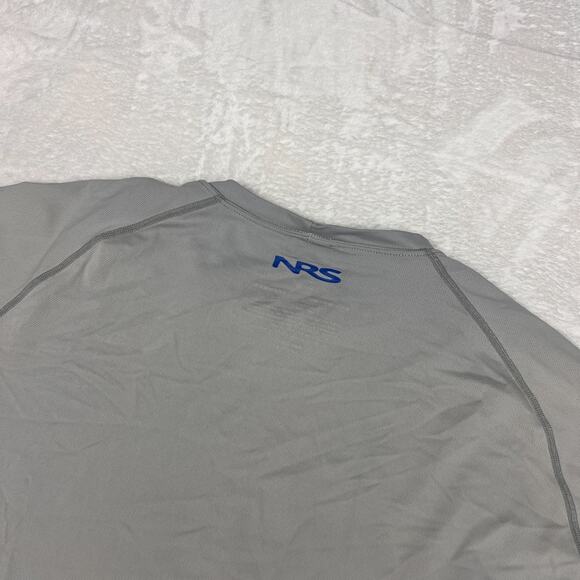 NRS Shirt Mens XL Gray H2 Core Silkweight Nylon Long Sleeve Performance Hiking - Picture 6 of 8